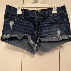Blue jean shorts